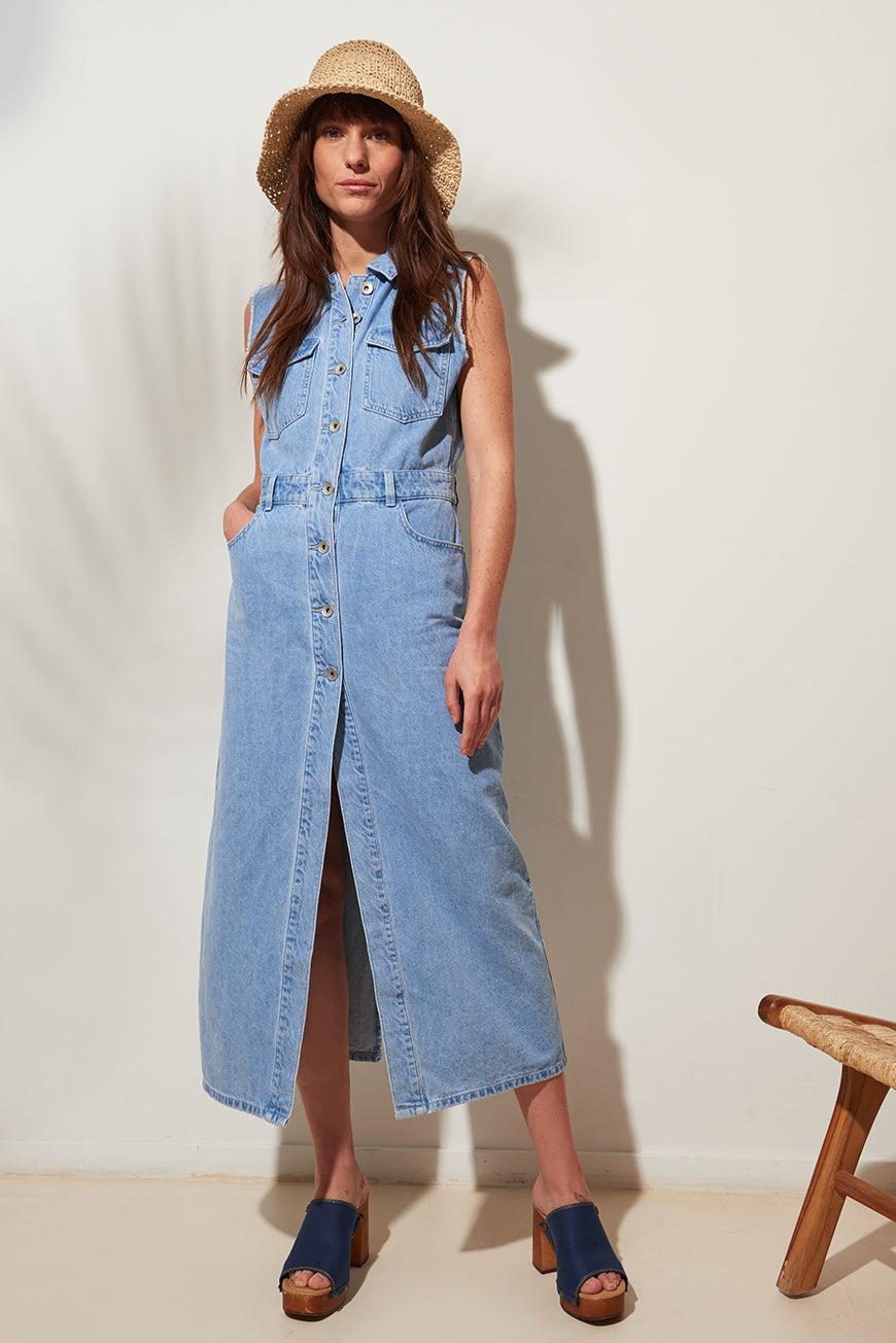 Lpb Woman ROBE MIDI SANS MANCHE LANAYA