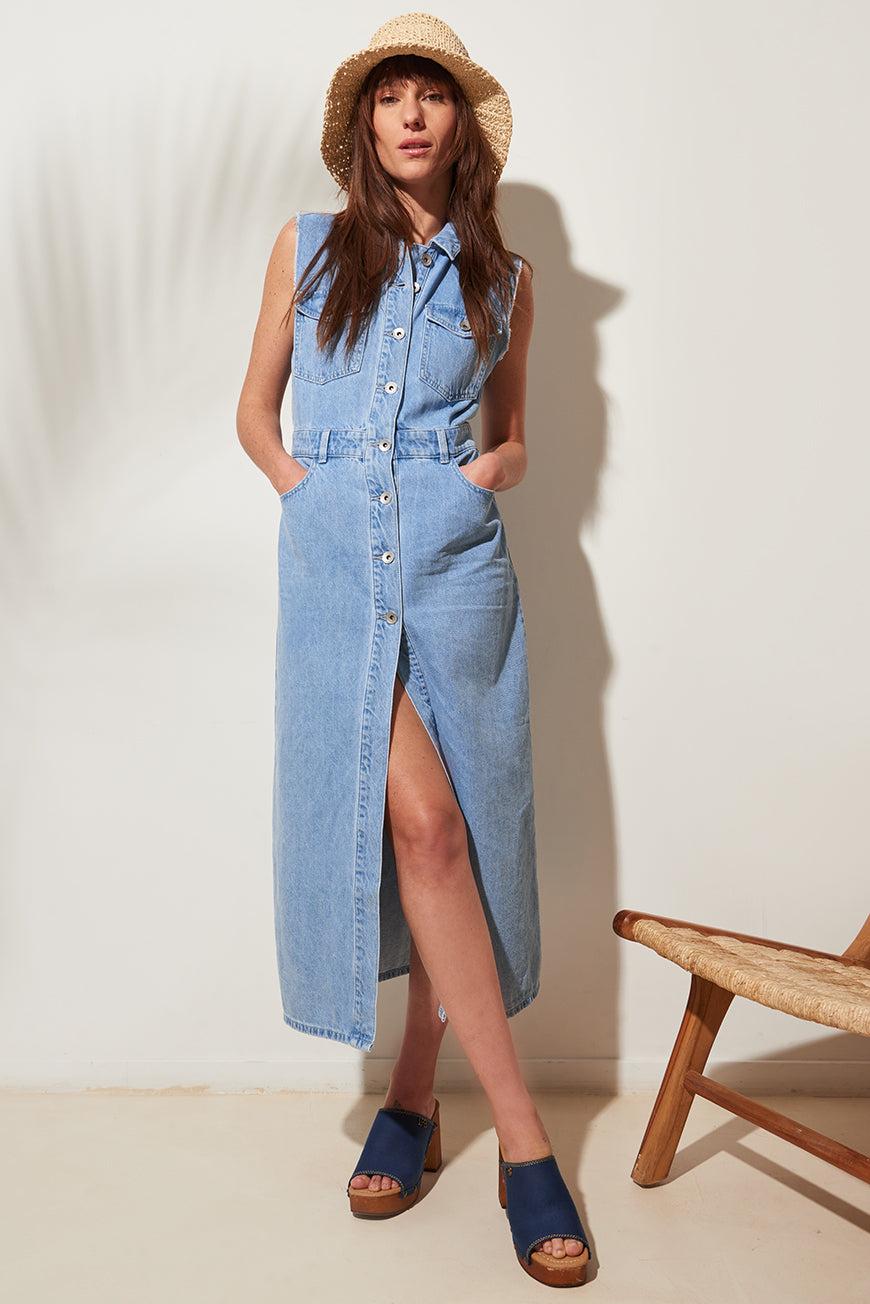 Lpb Woman ROBE MIDI SANS MANCHE LANAYA