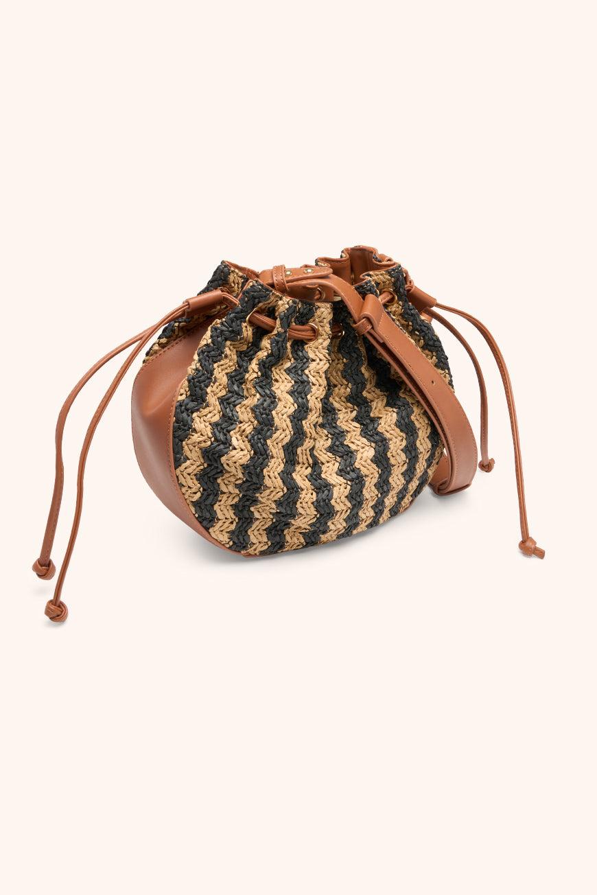 Lpb Woman SAC A MAIN LILWENN RAYURES NOIRES