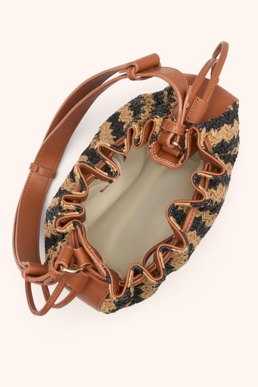 Lpb Woman SAC A MAIN LILWENN RAYURES NOIRES