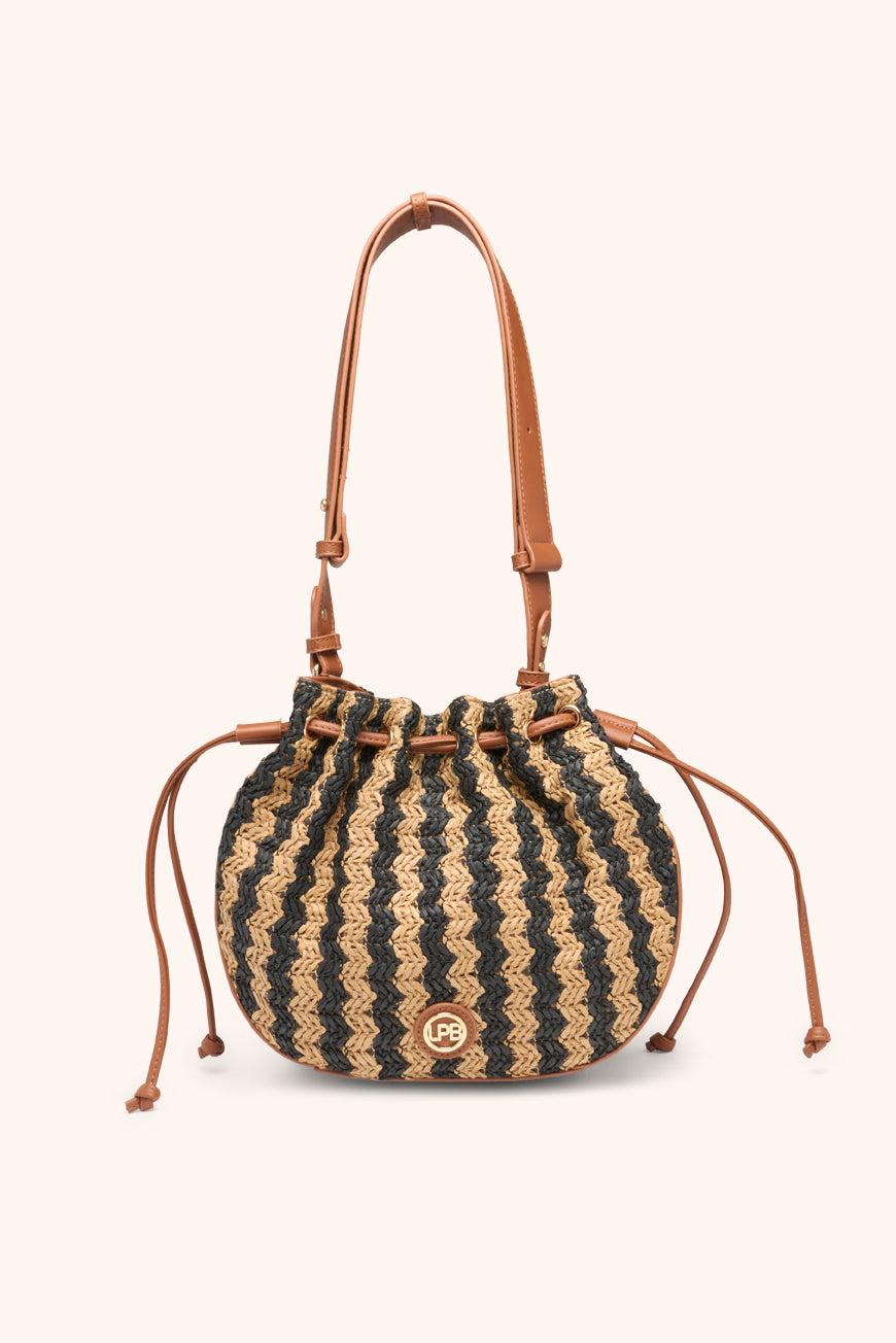 lpb woman SAC A MAIN LILWENN RAYURES NOIRES