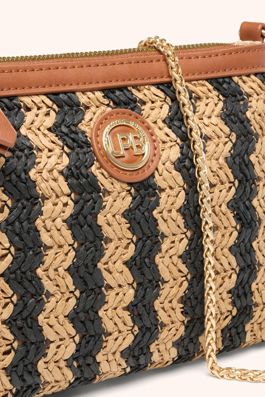 Lpb Woman SAC BANDOULIERE LAINA RAYURES NOIRES