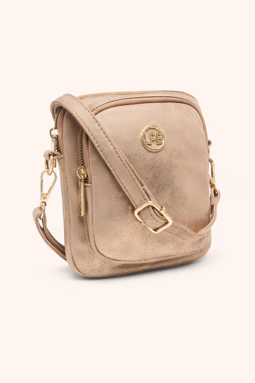 lpb woman SAC BANDOULIERE LAURINE BEIGE