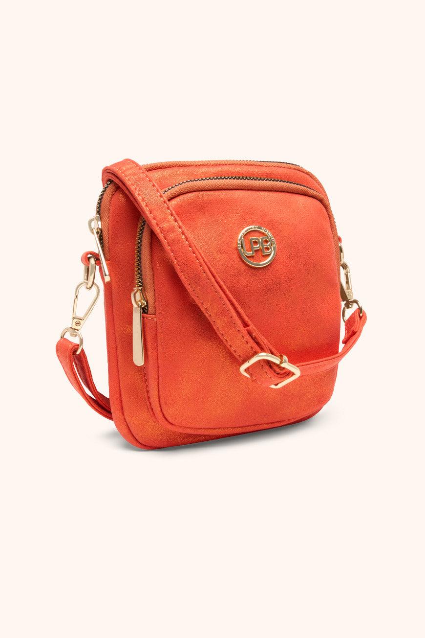 lpb woman SAC BANDOULIERE LAURINE ORANGE