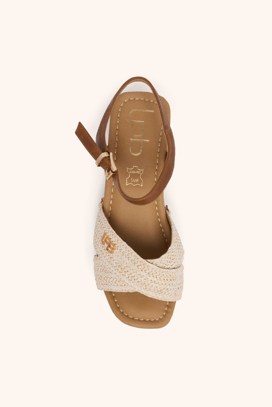 Lpb Woman SANDALES A TALON LEILA BEIGE