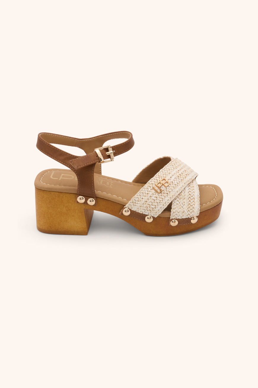 lpb woman SANDALES A TALON LEILA BEIGE