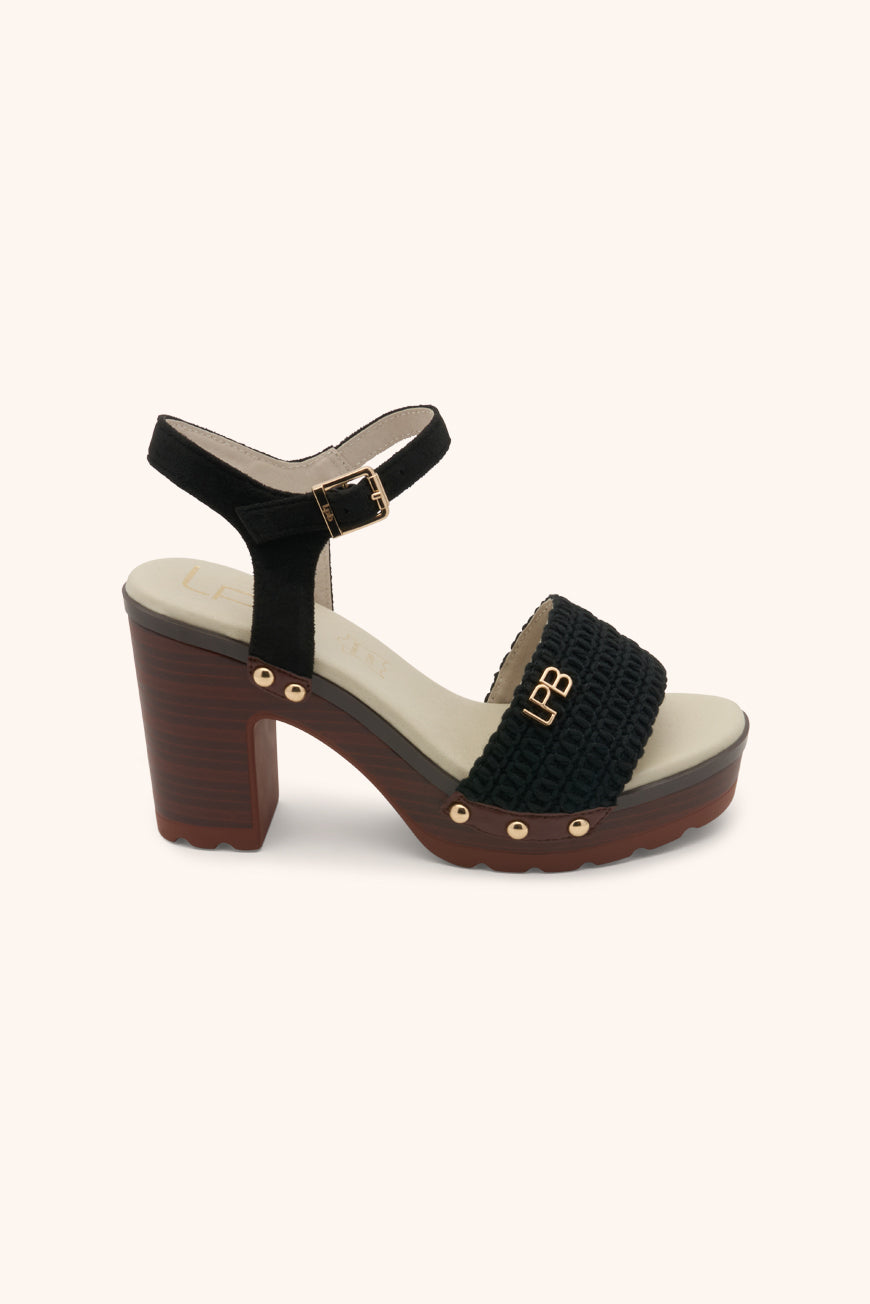 lpb woman SANDALES A TALON LORETTE NOIR