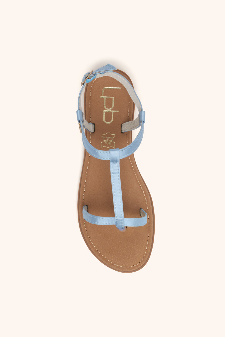 Lpb Woman SANDALES BULLE AZUR SATIN