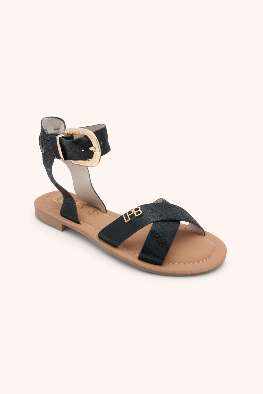Lpb Woman SANDALES LENA NOIR METAL