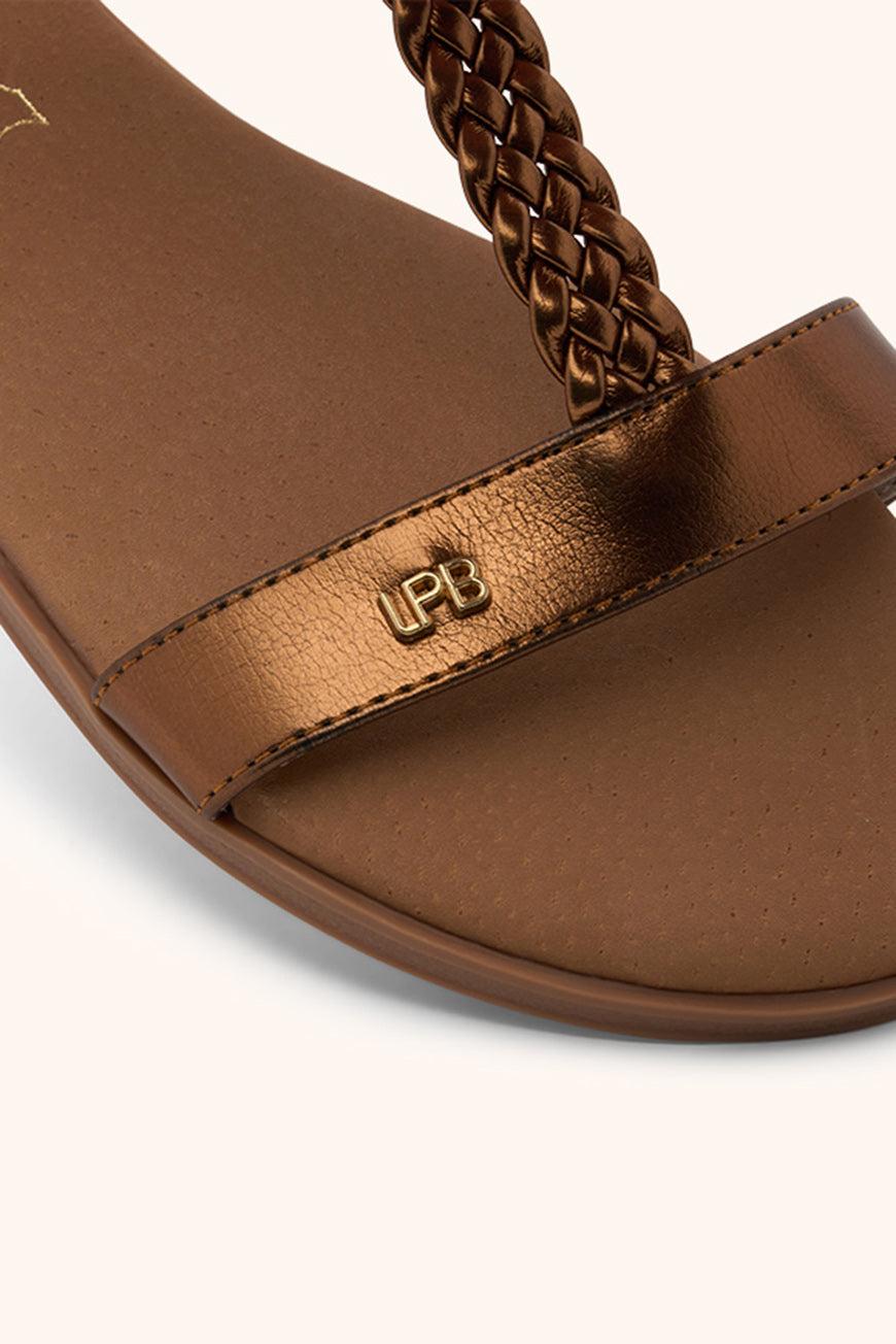 Lpb Woman SANDALES LIE BRONZE METAL