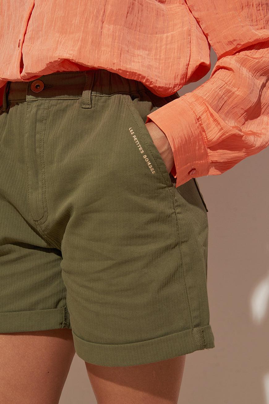 Lpb Woman SHORT LAURYNN KAKI