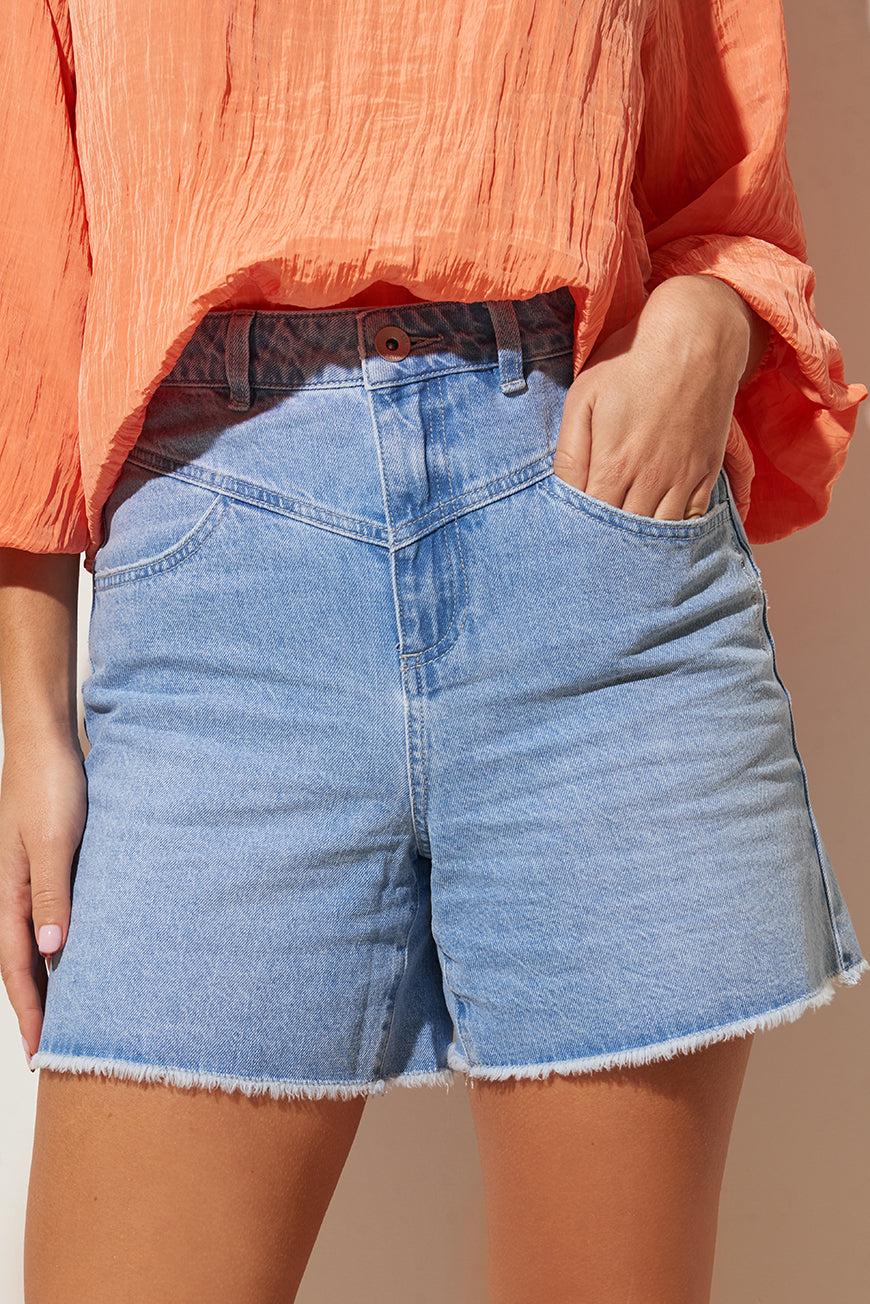 Lpb Woman SHORT LUCY LIGHT BLUE