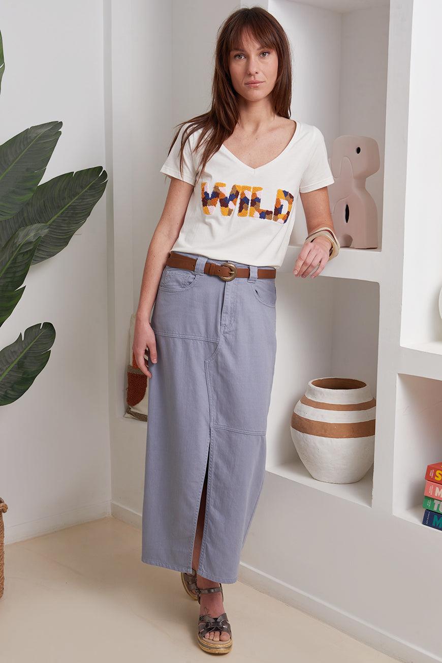 lpb woman TEE SHIRT À MESSAGE ARIANA