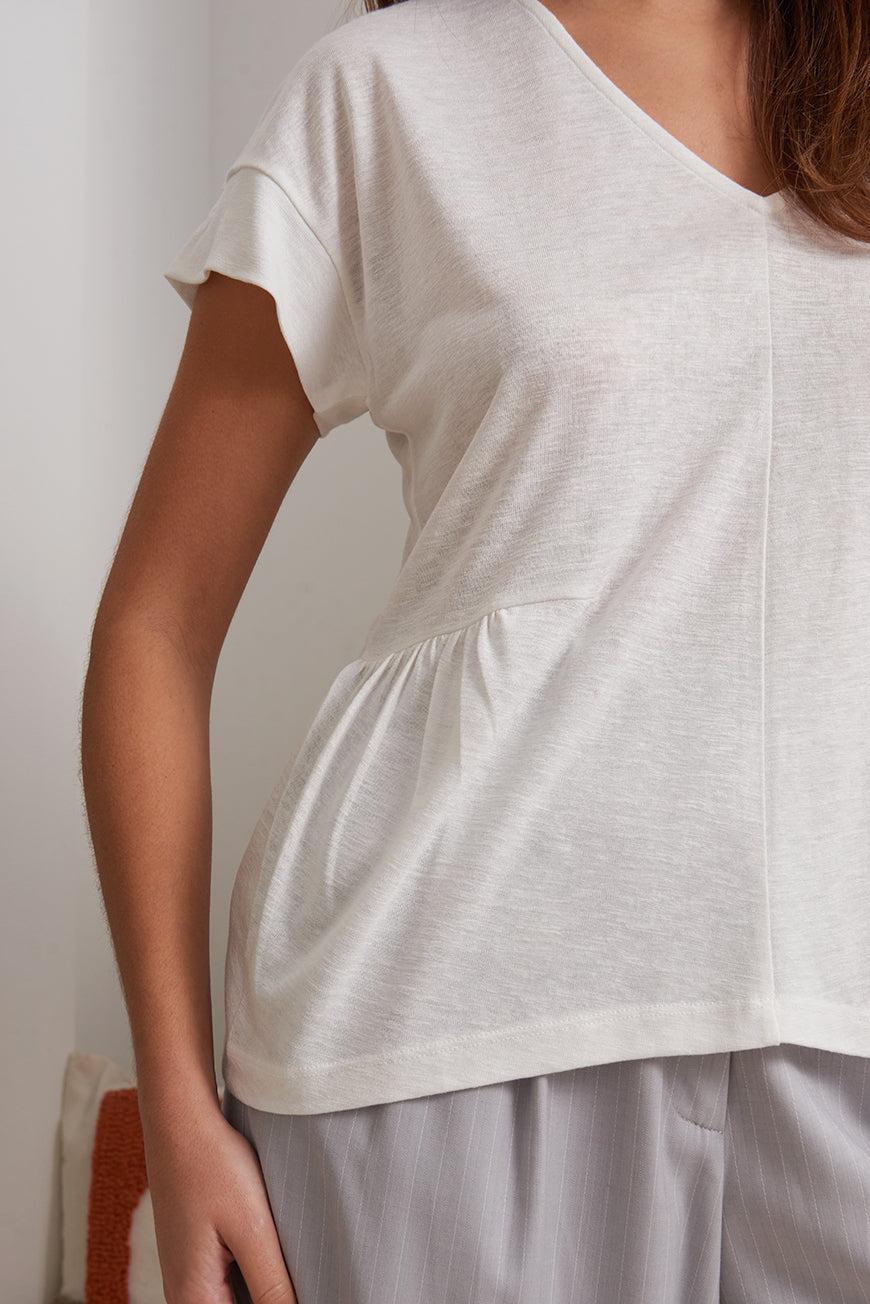 Lpb Woman TEE SHIRT À VOLANTS LAILA