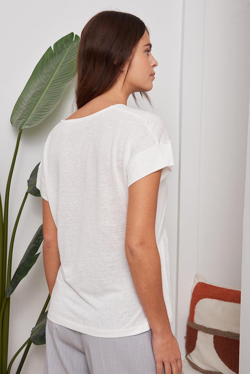 Lpb Woman TEE SHIRT À VOLANTS LAILA