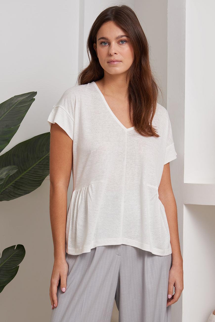 Lpb Woman TEE SHIRT À VOLANTS LAILA