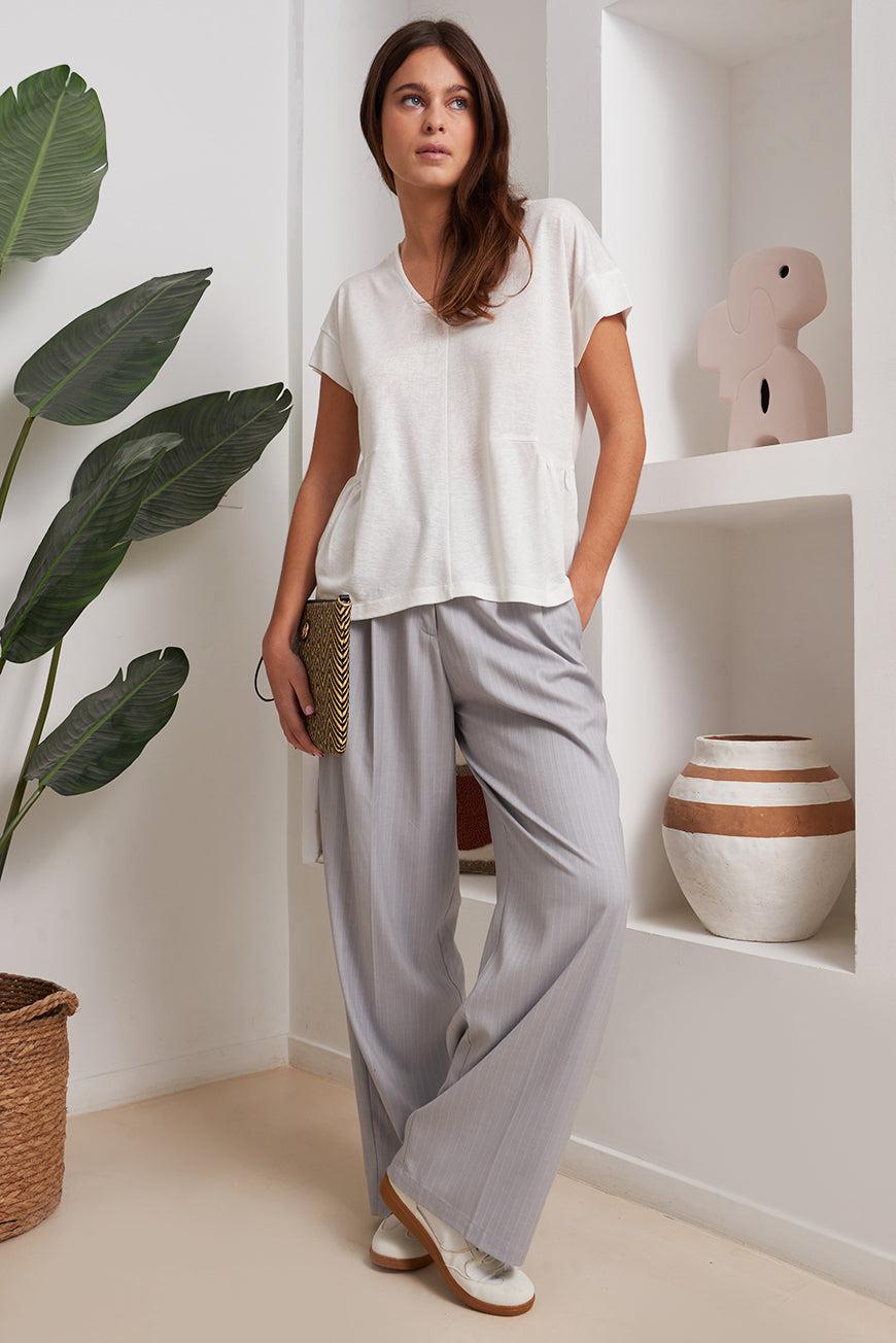 lpb woman TEE SHIRT À VOLANTS LAILA