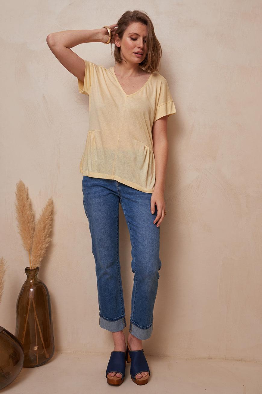 lpb woman TEE SHIRT À VOLANTS LAILA