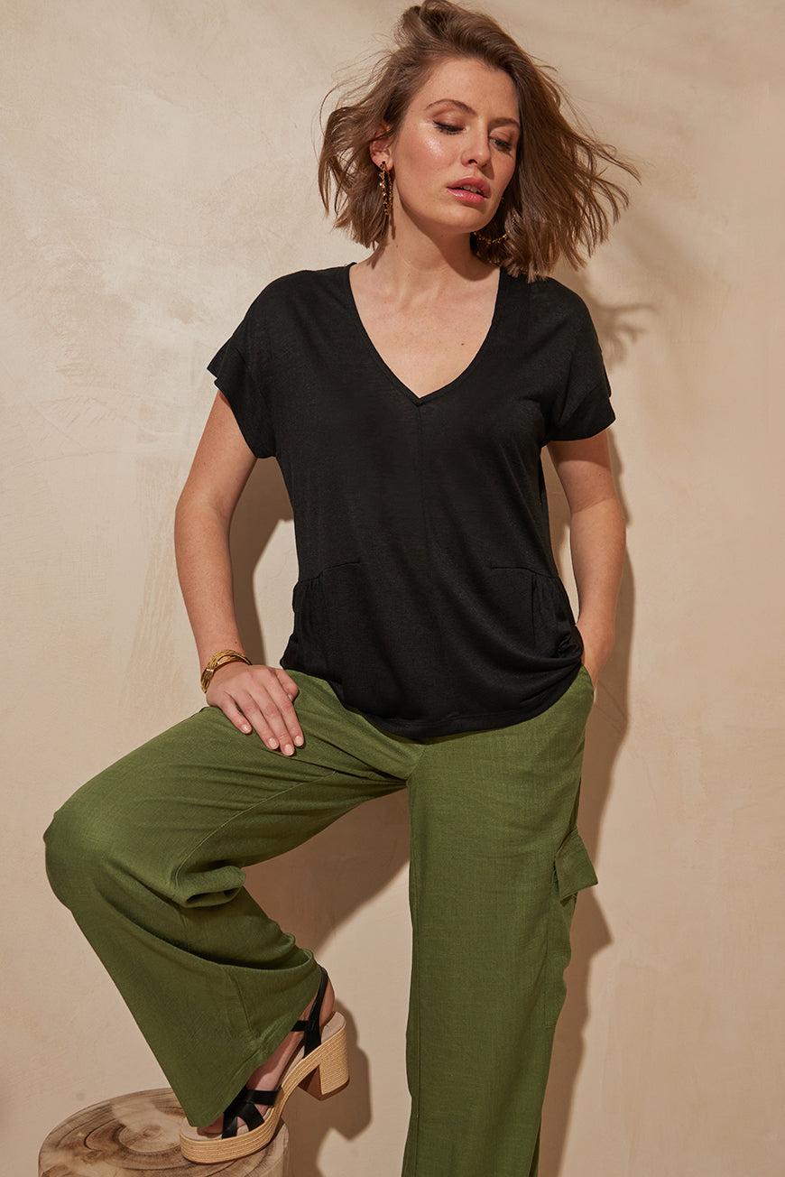 lpb woman TEE SHIRT À VOLANTS LAILA