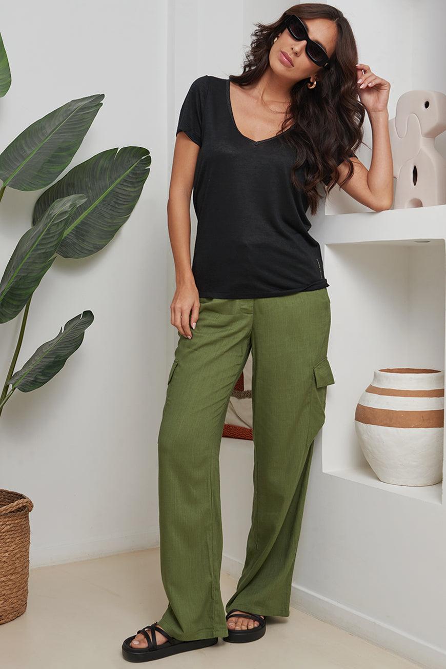 lpb woman TEE SHIRT ARIANA NOIR