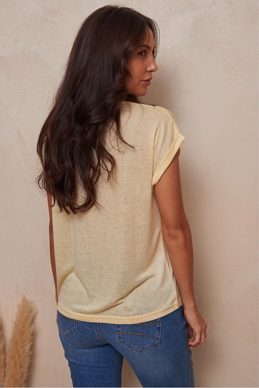 Lpb Woman TEE SHIRT DERNA CREME