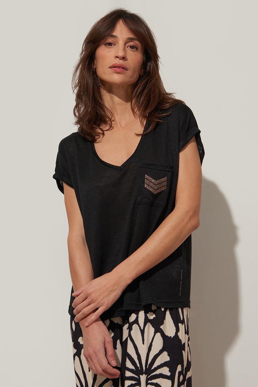 Lpb Woman TEE SHIRT DERNA NOIR