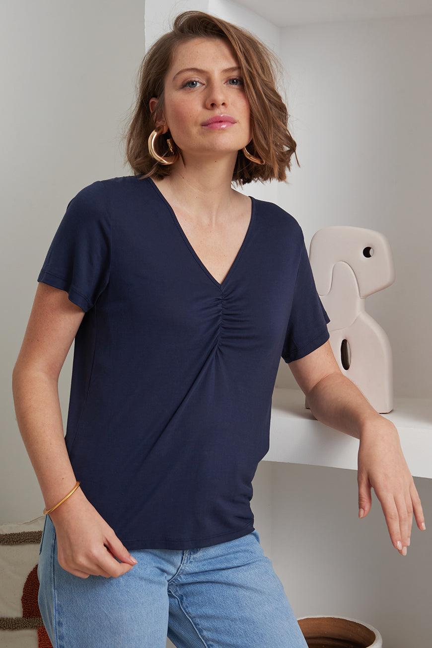 lpb woman TEE SHIRT DOS NU LYNDIE