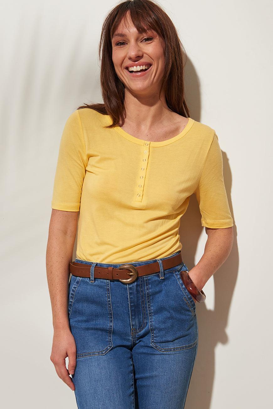 Lpb Woman TEE SHIRT LAYAL MIMOSA