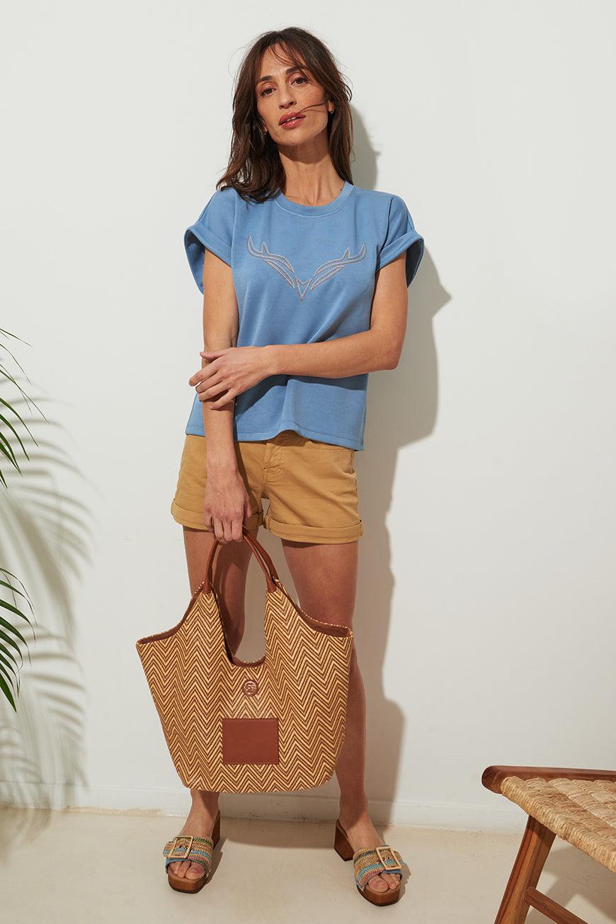 Lpb Woman TEE SHIRT LORNA DENIM