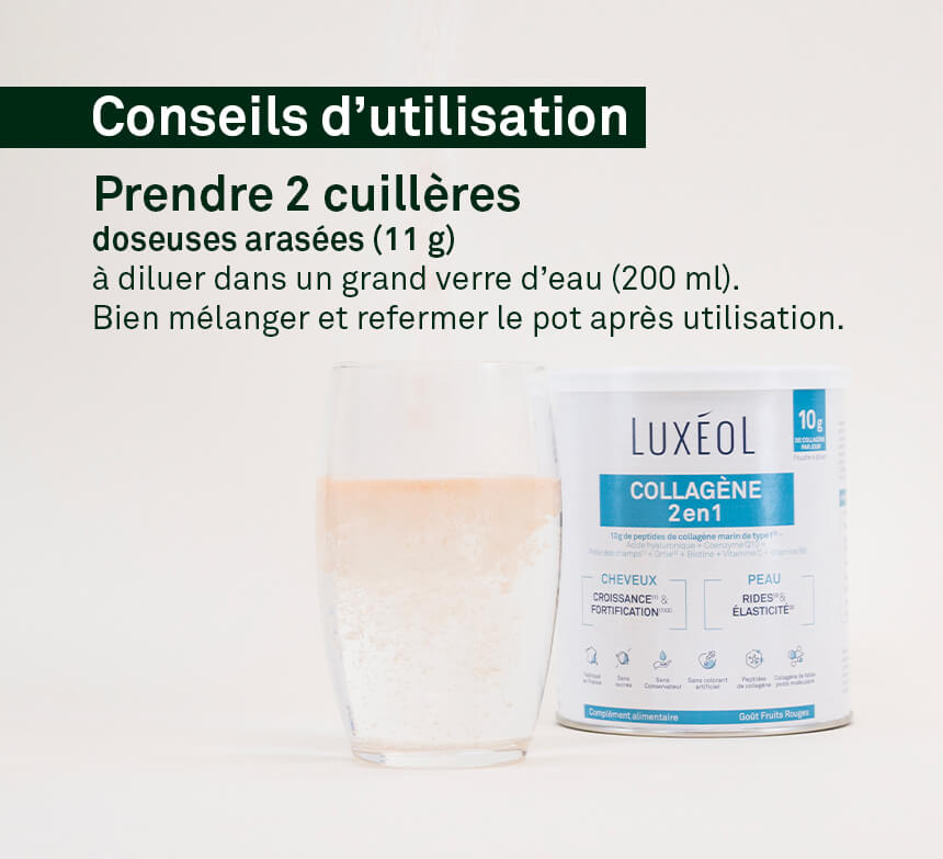 Luxéol Collagène 2 En 1 Cheveux Et Peau