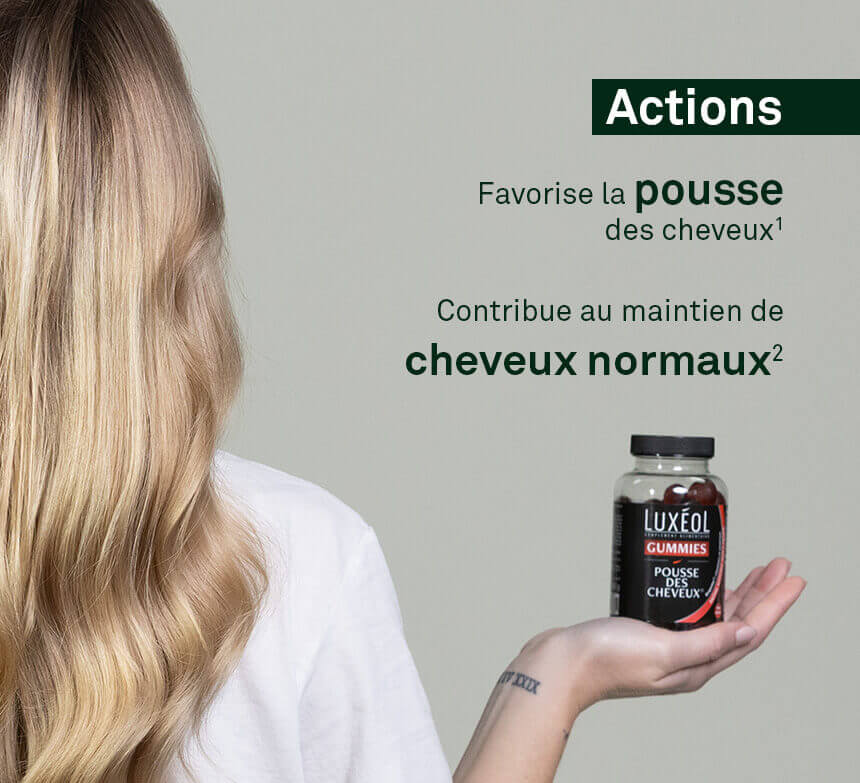 Luxéol Gummies Pousse Des Cheveux