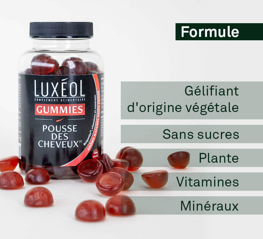Luxéol Gummies Pousse Des Cheveux