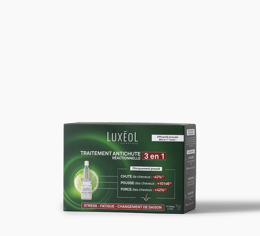 luxéol Traitement Antichute Réactionnelle 3 en 1