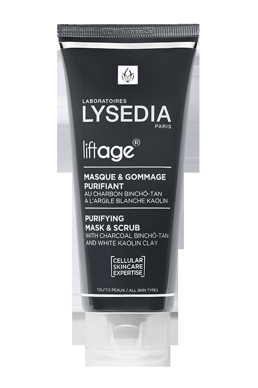 lysedia laboratory Masque & Gommage Purifiant Charbon-Argile