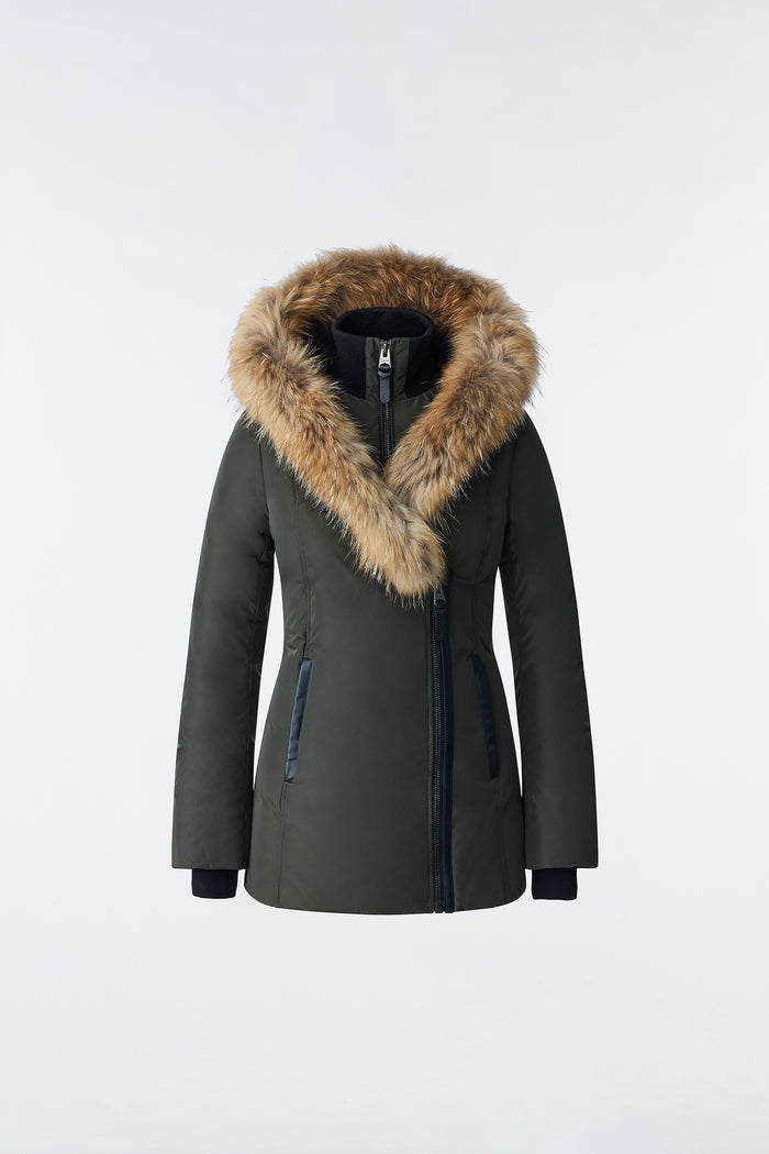 Mackage ADALI Manteau En Duvet Avec Col Signature Mackage En Fourrure Naturelle