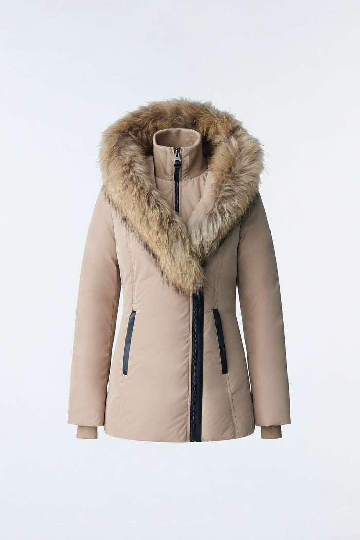 Mackage ADALI Manteau En Duvet Avec Col Signature Mackage En Fourrure Naturelle