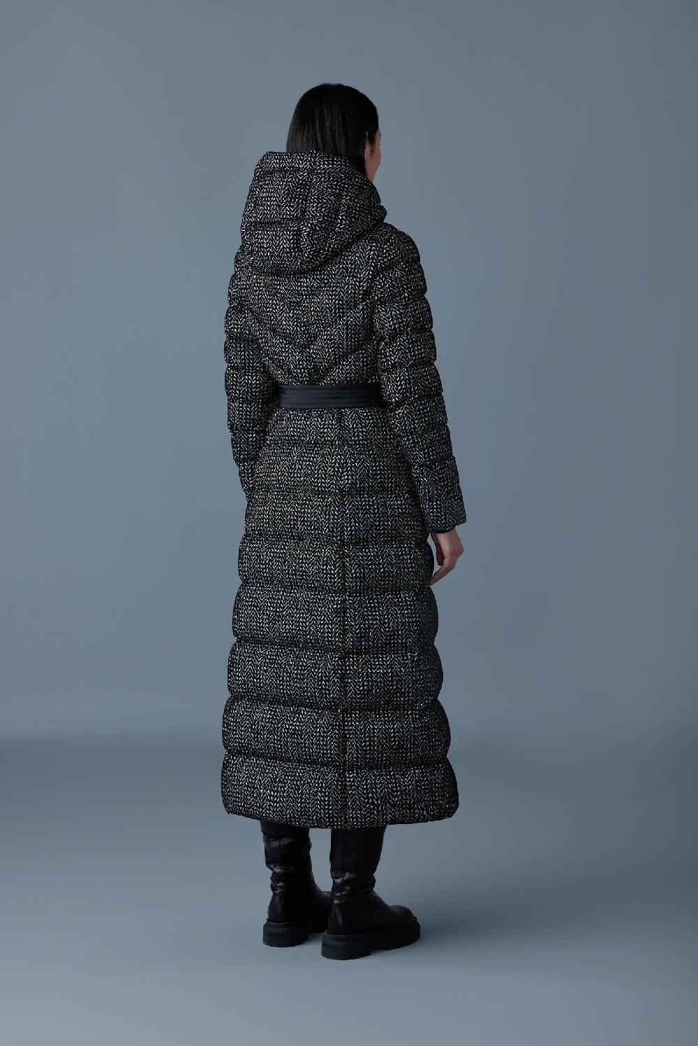 Mackage CALINA-FLP Manteau Maxi En Duvet Et Tissu Floqué