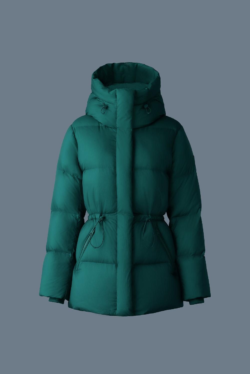 mackage FREYA-SW Manteau en duvet à fini froissé mat