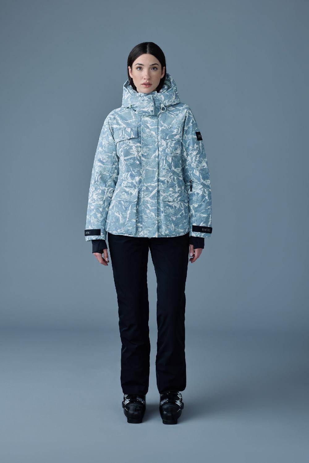 Mackage ICLYN-FP Manteau De Ski En Duvet à Motif De Givre