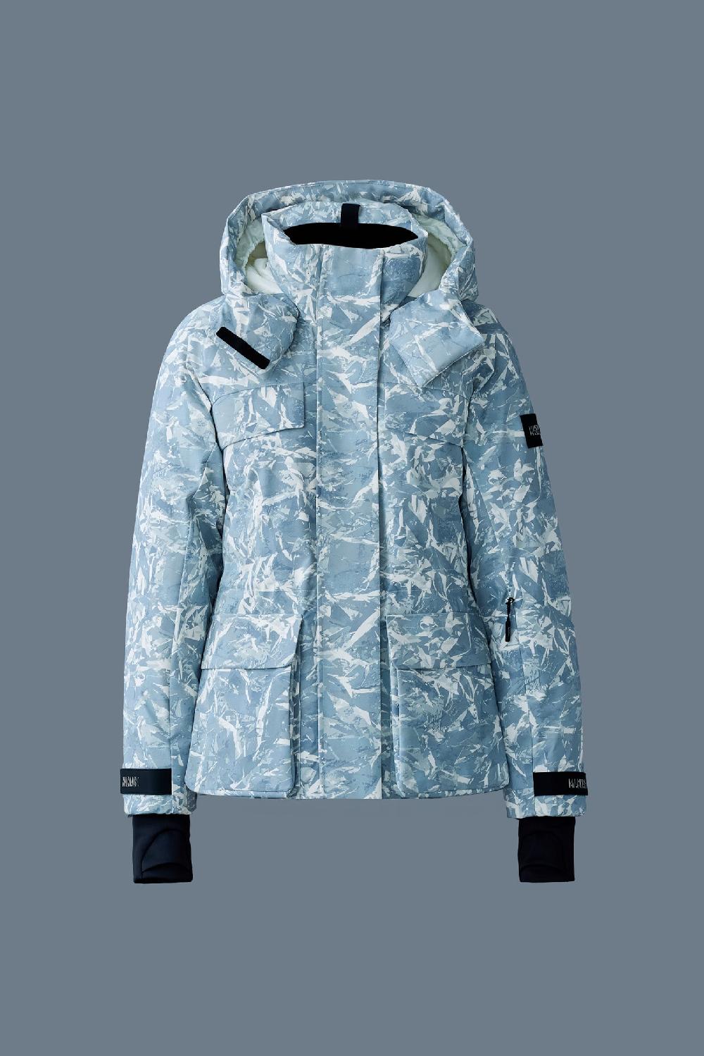 mackage ICLYN-FP Manteau de ski en duvet à motif de givre