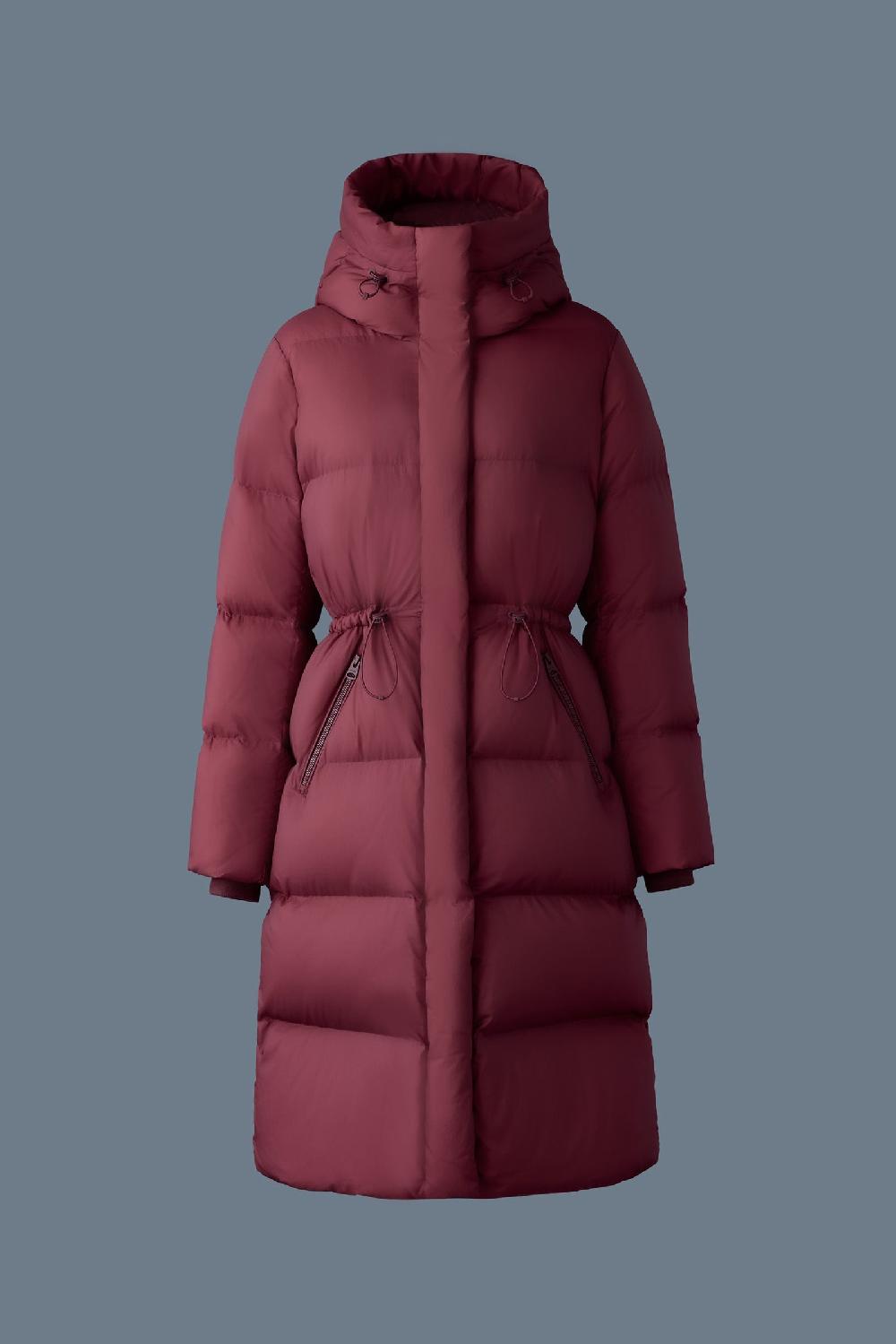 Mackage ISHANI-SW Manteau Long En Duvet Avec Capuchon