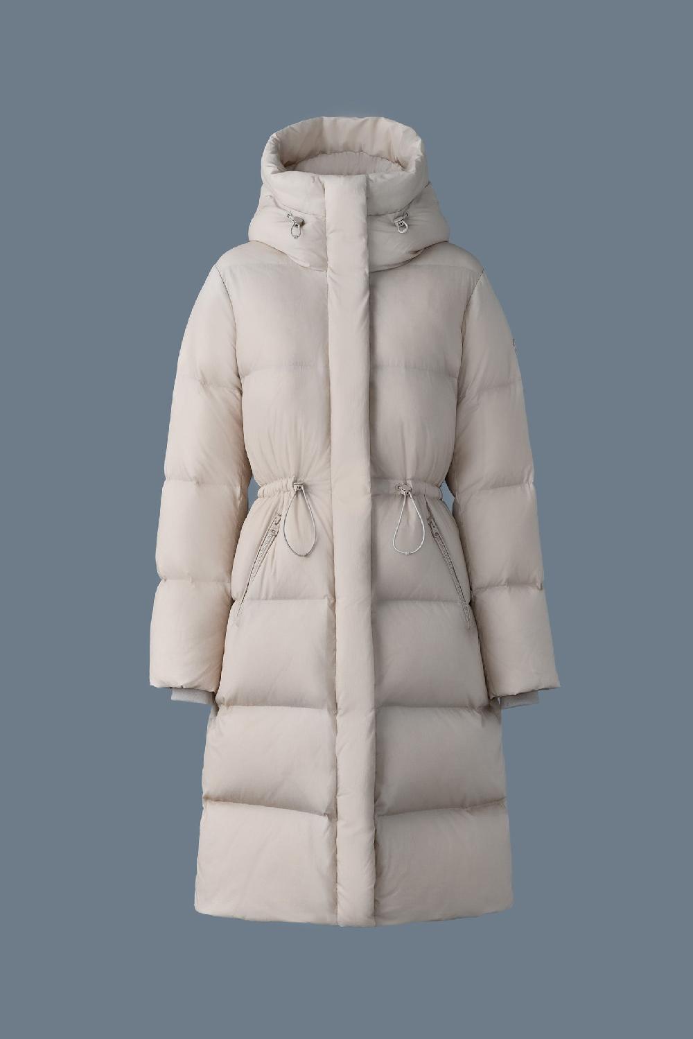 Mackage ISHANI-SW Manteau Long En Duvet Avec Capuchon