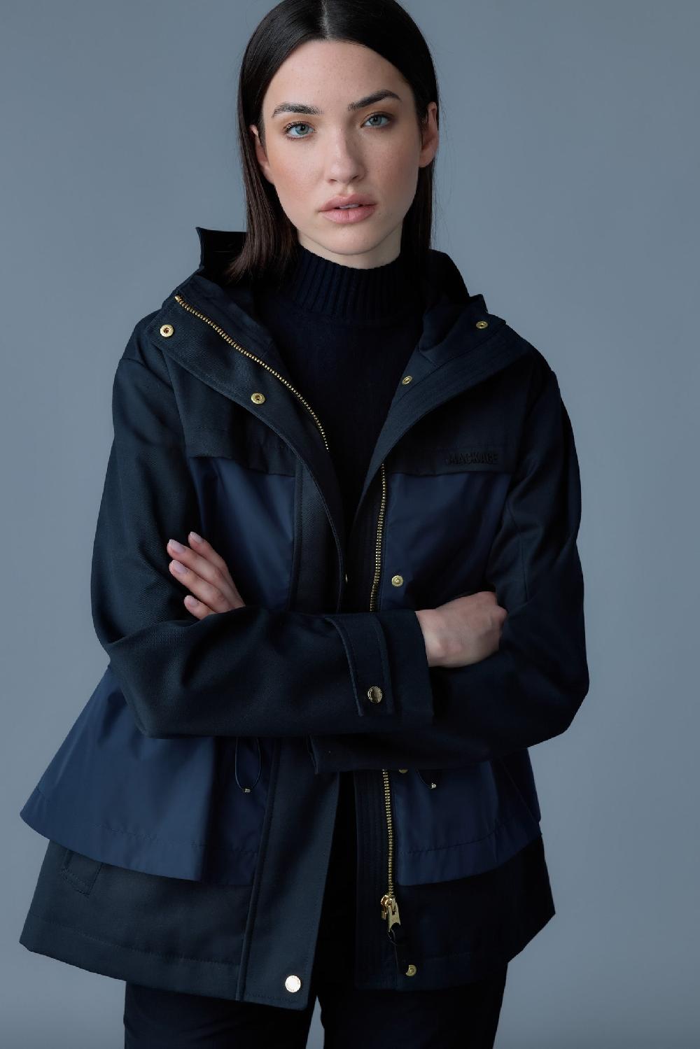 Mackage KAORI-LVS Manteau De Confection Hybride à Basque