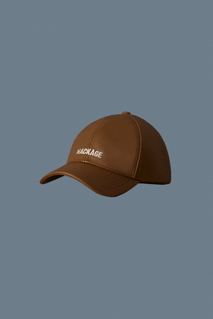 mackage ANDERSON-L Casquette en cuir à logo