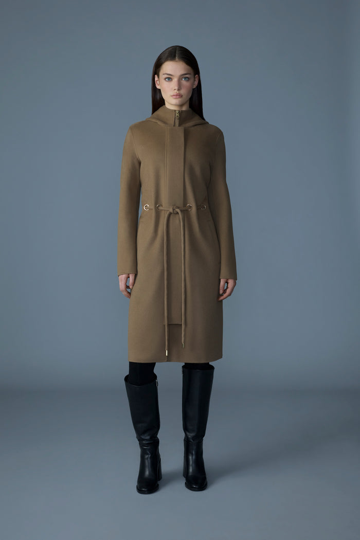 Mackage BLITHE Manteau En Lainage Fait à La Main