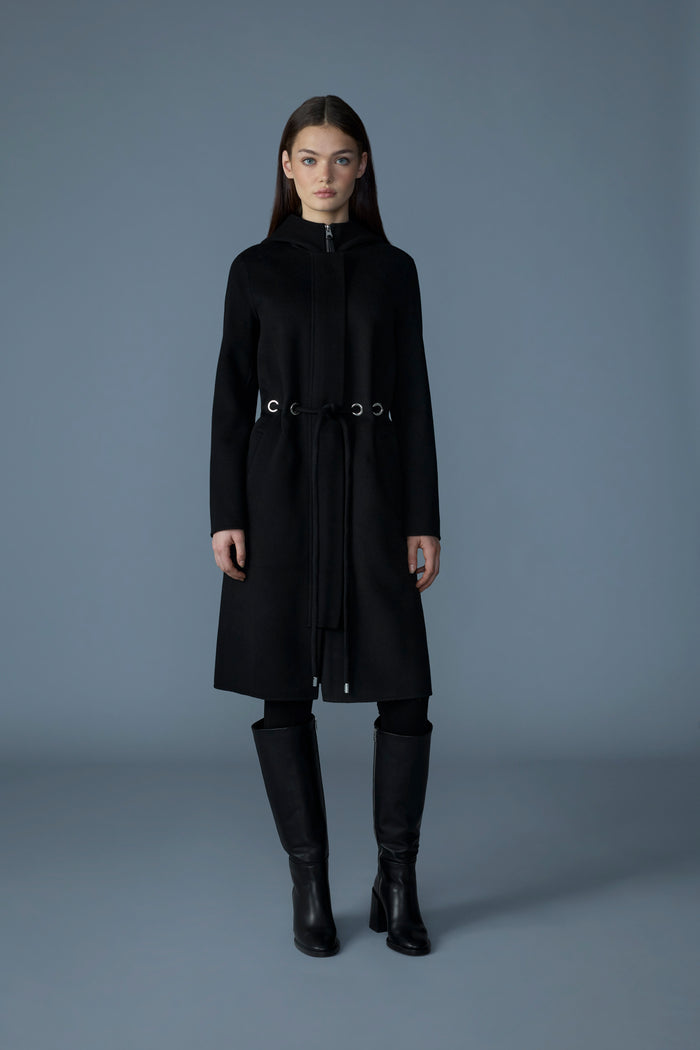 Mackage BLITHE Manteau En Lainage Fait à La Main