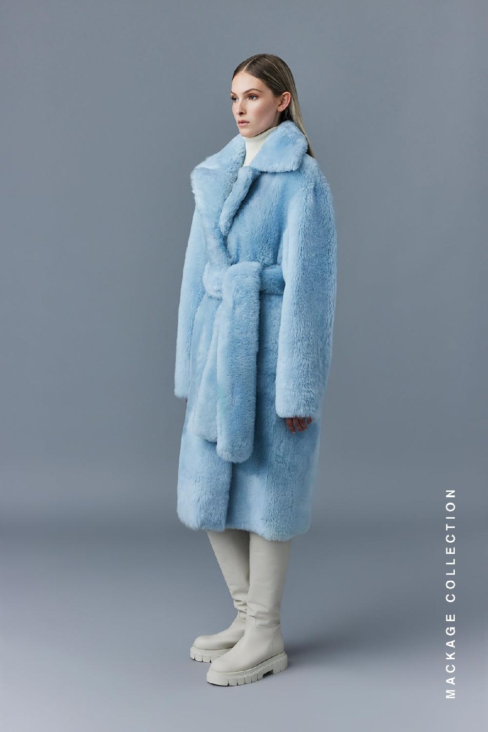 Mackage ETIENNE Manteau En Rason Avec Ceinture