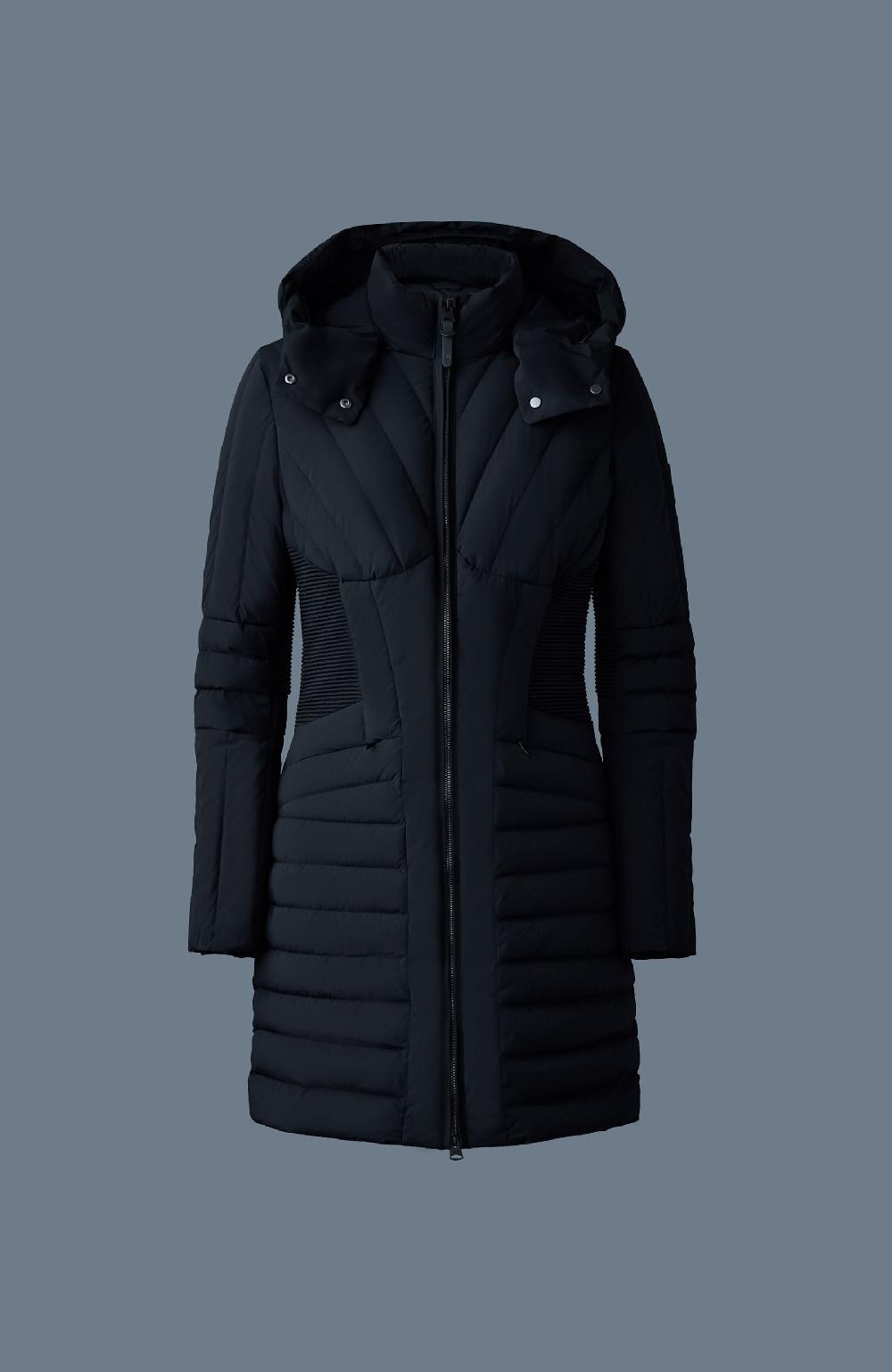 mackage OKSANA Manteau long en duvet à fronces