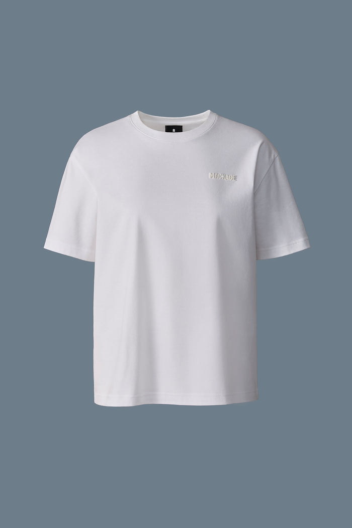 mackage TEE-W T-shirt à logo MACKAGE en silicone
