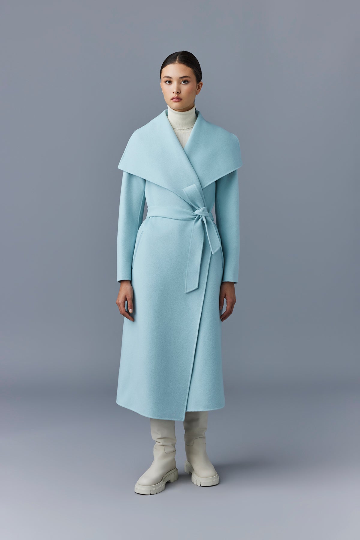 Mackage MAI-CN Manteau Portefeuille En Laine Double Face